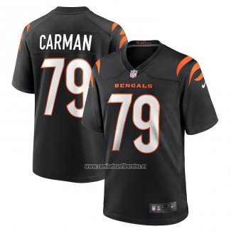 Camiseta NFL Game Cincinnati Bengals Jackson Carman Negro