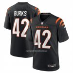 Camiseta NFL Game Cincinnati Bengals Oren Burks Negro