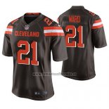 Camiseta NFL Game Cleveland Browns Denzel Ward Marron