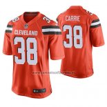 Camiseta NFL Game Cleveland Browns T. J. Carrie Naranja Alternate