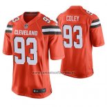 Camiseta NFL Game Cleveland Browns Trevon Coley Naranja Alternate