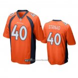 Camiseta NFL Game Denver Broncos Justin Strnad Naranja