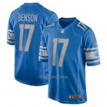 Camiseta NFL Game Detroit Lions Trinity Benson Azul
