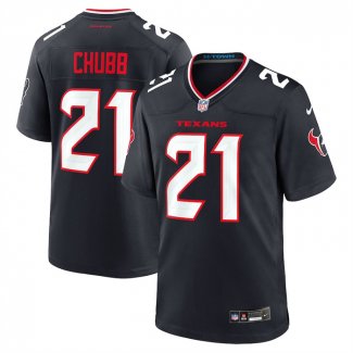 Camiseta NFL Game Houston Texans Nick Chubb Azul
