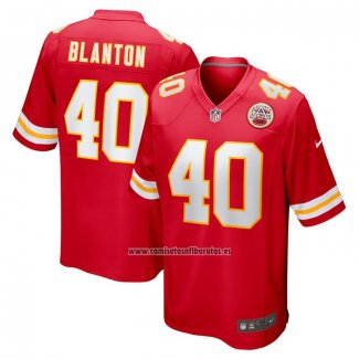 Camiseta NFL Game Kansas City Chiefs Kendall Blanton Primera Rojo