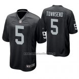 Camiseta NFL Game Las Vegas Raiders Johnny Townsend Negro
