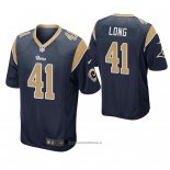 Camiseta NFL Game Los Angeles Rams David Long Azul2