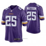 Camiseta NFL Game Minnesota Vikings Alexander Mattison Violeta