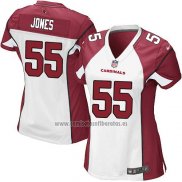 Camiseta NFL Game Mujer Arizona Cardinals Jones Blanco Rojo