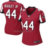 Camiseta NFL Game Mujer Atlanta Falcons Beasley Jr Rojo