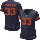 Camiseta NFL Game Mujer Chicago Bears Langford Azul