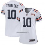 Camiseta NFL Game Mujer Chicago Bears Mitchell Trubisky 2019 Alterno Classic Blanco