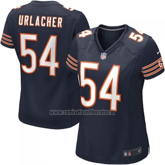 Camiseta NFL Game Mujer Chicago Bears Urlacher Blanco Azul