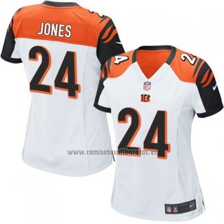 Camiseta NFL Game Mujer Cincinnati Bengals Jones Blanco