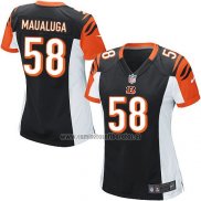 Camiseta NFL Game Mujer Cincinnati Bengals Maualuga Negro