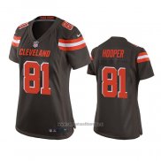 Camiseta NFL Game Mujer Cleveland Browns Austin Hooper Marron