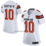 Camiseta NFL Game Mujer Cleveland Browns Griffin Blanco