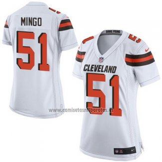 Camiseta NFL Game Mujer Cleveland Browns Mingo Blanco