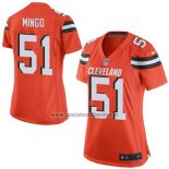 Camiseta NFL Game Mujer Cleveland Browns Mingo Naranja