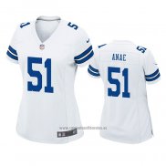 Camiseta NFL Game Mujer Dallas Cowboys Bradlee Anae Blanco