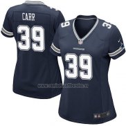 Camiseta NFL Game Mujer Dallas Cowboys Carr Azul