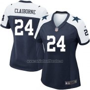 Camiseta NFL Game Mujer Dallas Cowboys Claiborne Azul Blanco