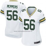 Camiseta NFL Game Mujer Green Bay Packers Peppers Blanco
