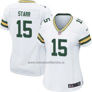 Camiseta NFL Game Mujer Green Bay Packers Starr Blanco