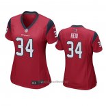 Camiseta NFL Game Mujer Houston Texans John Reid Rojo