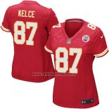 Camiseta NFL Game Mujer Kansas City Chiefs Kelce Rojo