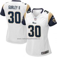 Camiseta NFL Game Mujer Los Angeles Rams Gurley Blanco