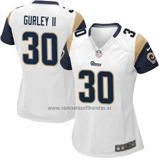 Camiseta NFL Game Mujer Los Angeles Rams Gurley Blanco