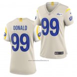 Camiseta NFL Game Mujer Los Angeles Rams Aaron Donald Blanco
