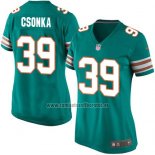 Camiseta NFL Game Mujer Miami Dolphins Csonka Verde Oscuro