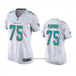 Camiseta NFL Game Mujer Miami Dolphins Ereck Flowers Blanco