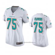 Camiseta NFL Game Mujer Miami Dolphins Ereck Flowers Blanco