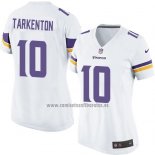 Camiseta NFL Game Mujer Minnesota Vikings Tarkenton Blanco