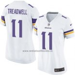 Camiseta NFL Game Mujer Minnesota Vikings Treadwell Blanco