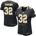 Camiseta NFL Game Mujer New Orleans Saints Vaccaro Negro
