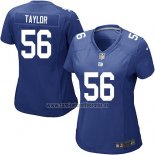 Camiseta NFL Game Mujer New York Giants Taylor Azul