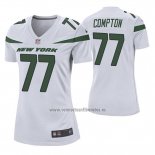 Camiseta NFL Game Mujer New York Jets Tom Compton Blanco