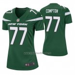 Camiseta NFL Game Mujer New York Jets Tom Compton Verde