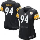 Camiseta NFL Game Mujer Pittsburgh Steelers Timmons Negro