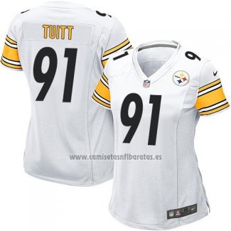 Camiseta NFL Game Mujer Pittsburgh Steelers Tuitt Blanco