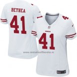 Camiseta NFL Game Mujer San Francisco 49ers Bethea Blanco