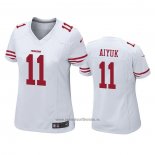 Camiseta NFL Game Mujer San Francisco 49ers Brandon Aiyuk Blanco