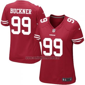 Camiseta NFL Game Mujer San Francisco 49ers Buckner Rojo