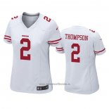 Camiseta NFL Game Mujer San Francisco 49ers Chris Thompson Blanco