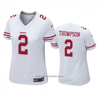 Camiseta NFL Game Mujer San Francisco 49ers Chris Thompson Blanco