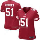 Camiseta NFL Game Mujer San Francisco 49ers Hooges Rojo